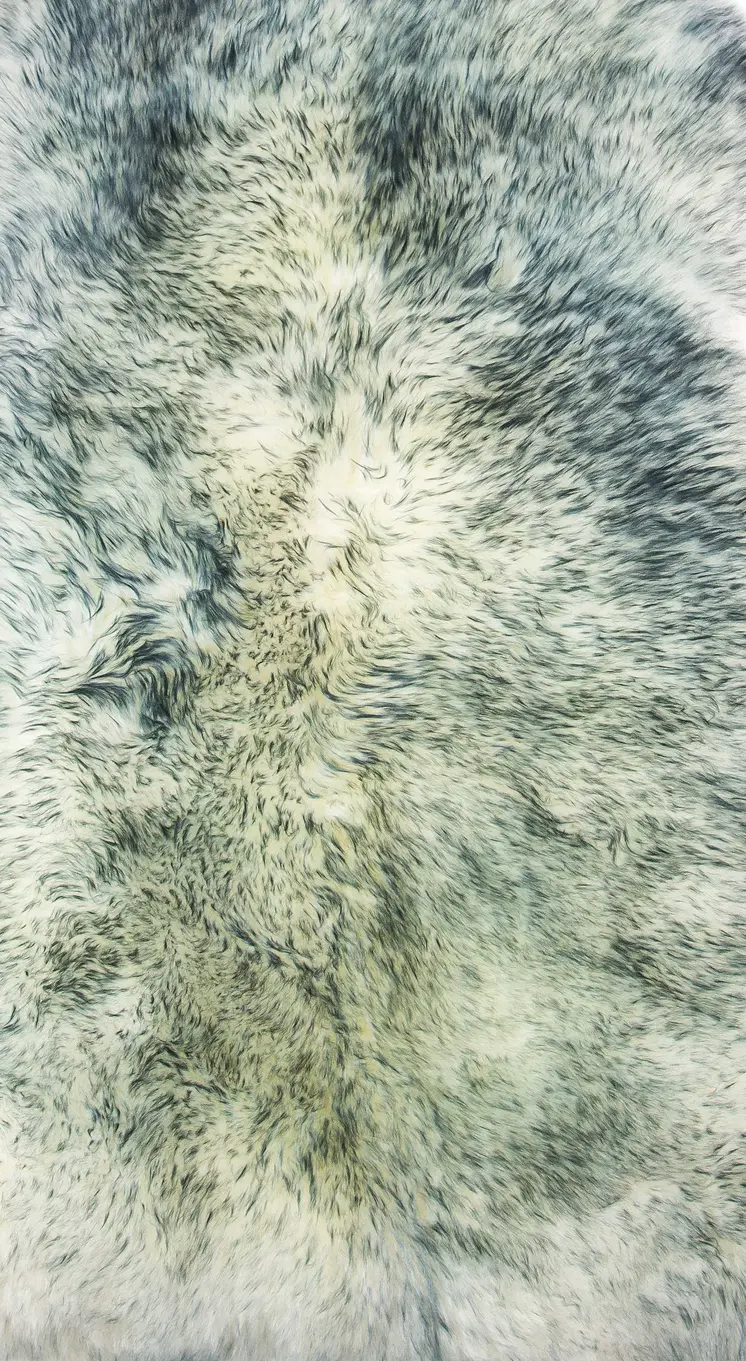 2' X 3' Gray Shag Area Rug