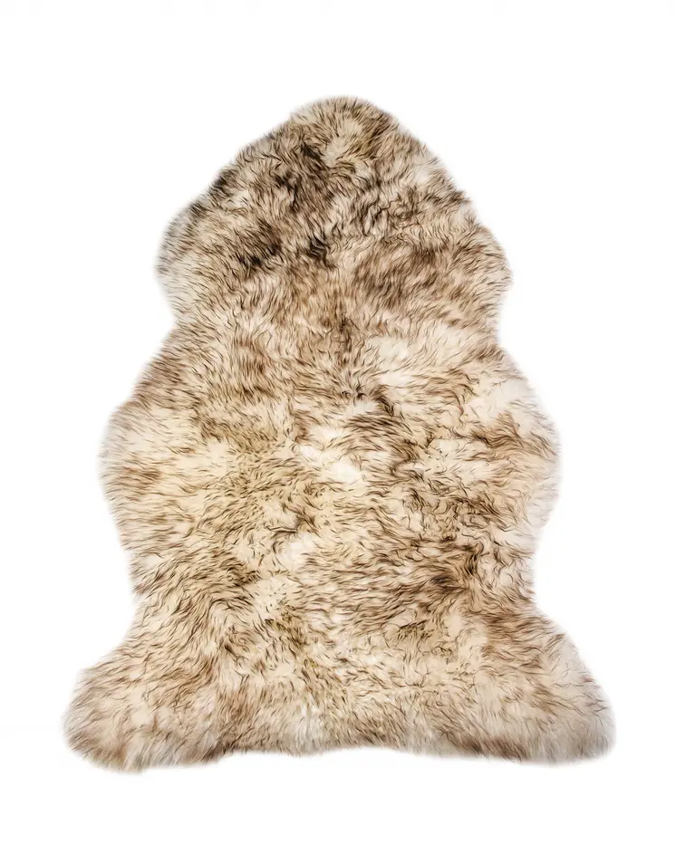 2' X 3' Cream Shag Area Rug