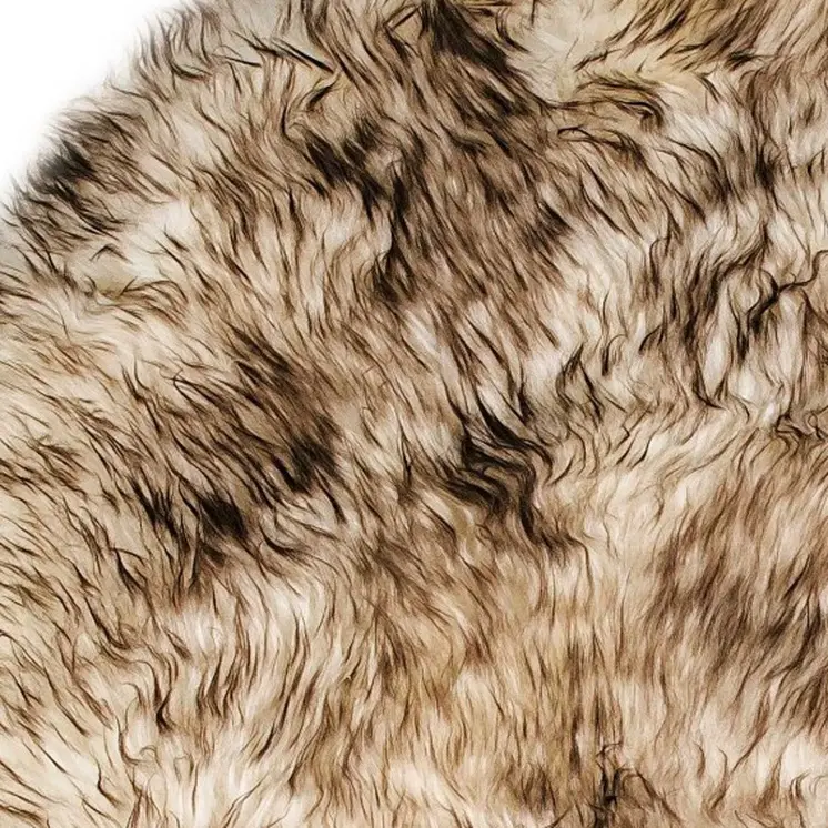 2' X 3' Cream Shag Area Rug