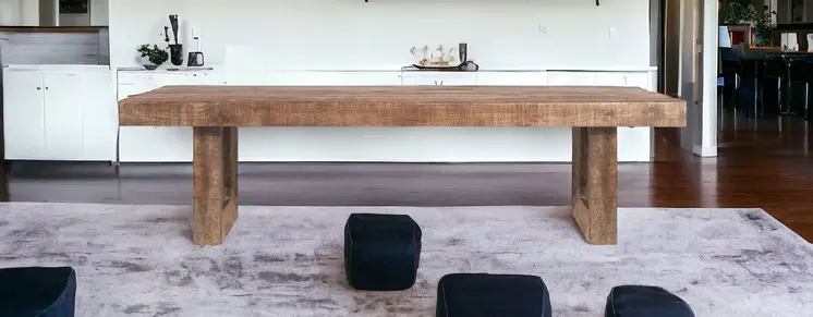 Solid Mango Wood Dining Bench