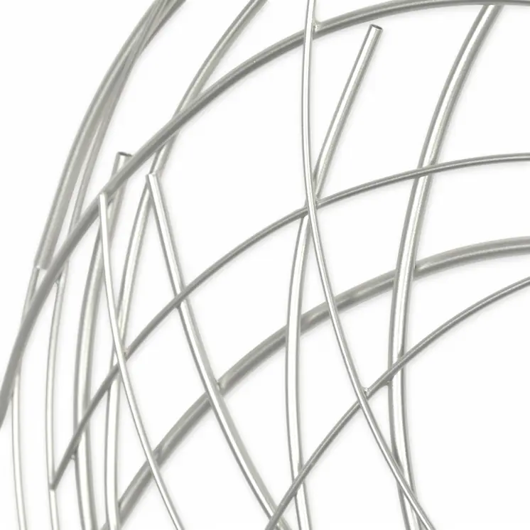 26" X 26" Silver Metal Circle