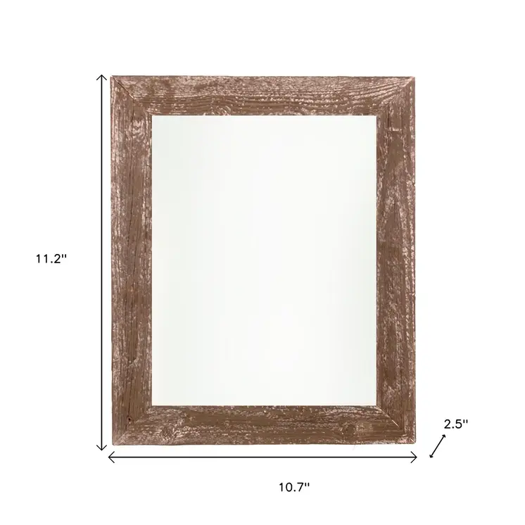 8" x 8" Gray Reclaimed Wood Tabletop Picture Frame