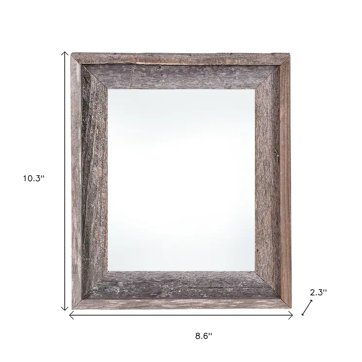 5" x 7" Gray Solid Wood Tabletop Picture Frame