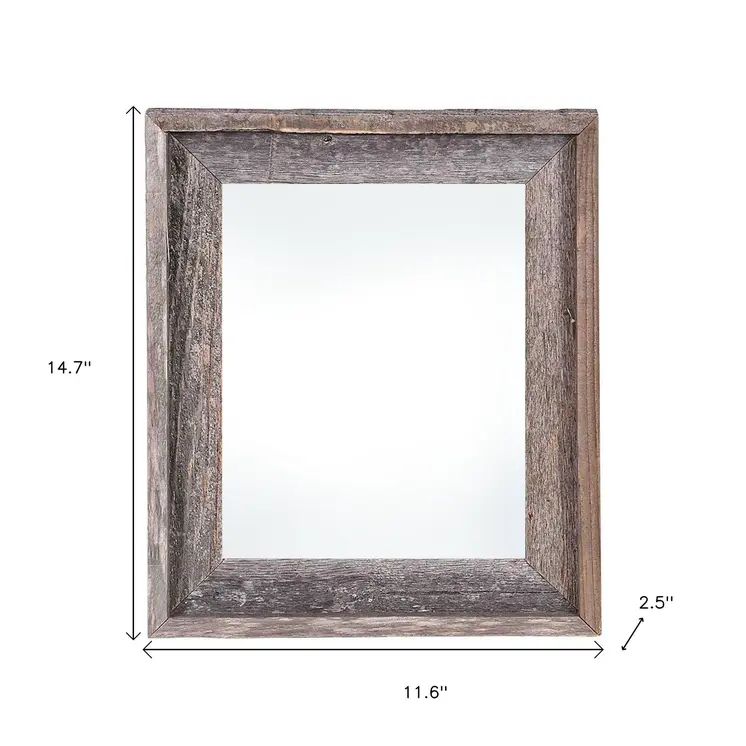 8.5" x 11" Gray Solid Wood Tabletop Picture Frame