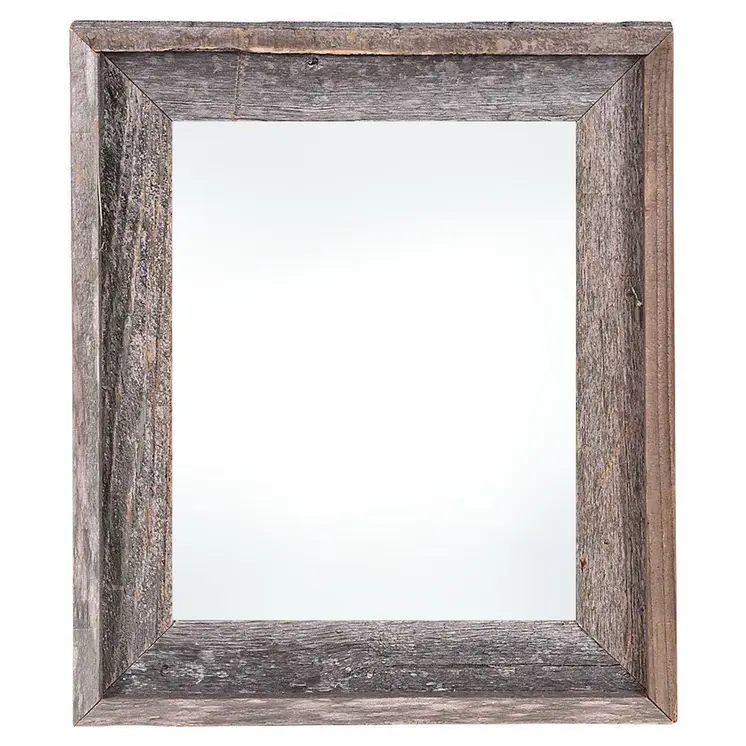 8.5" x 11" Gray Solid Wood Tabletop Picture Frame
