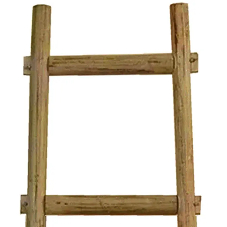 72" X 18"X 2" Brown Decorative Ladder Shelve