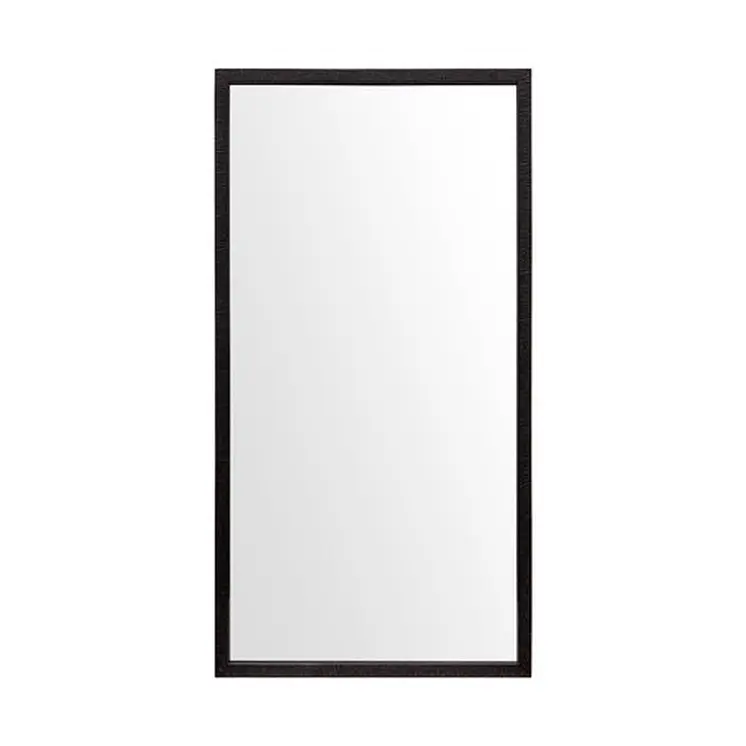 Rectangle Espresso Accent Mirror With Lakeside Design