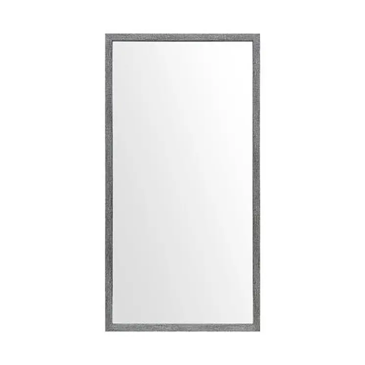 Rectangle Grey Accent Mirror With Driftwood Quality Frame