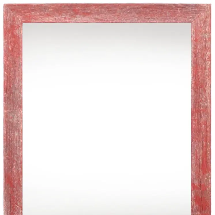 16" x 20" Red Solid Wood Hanging Picture Frame