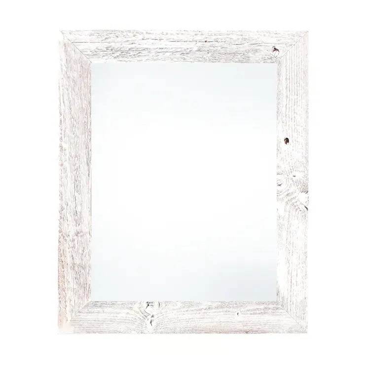 16" x 20" White Solid Wood Hanging Picture Frame
