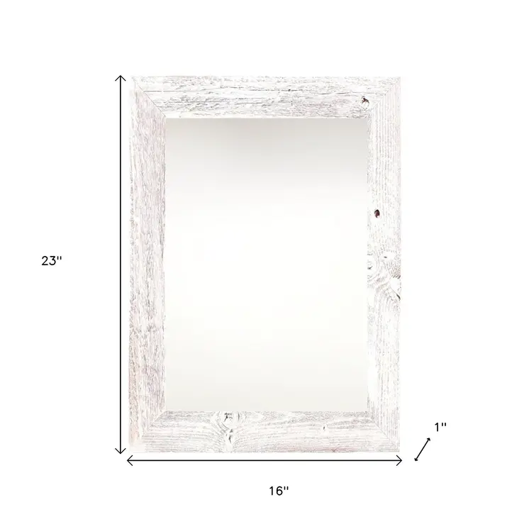 11" x 17" White Solid Wood Hanging Picture Frame