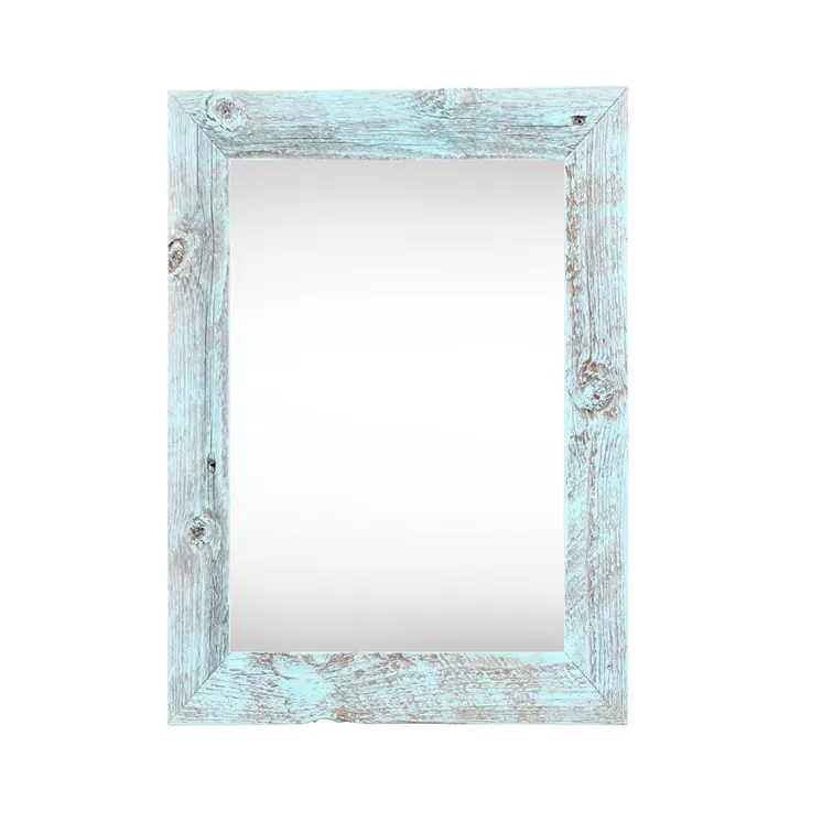 11" x 17" Blue Solid Wood Hanging Picture Frame