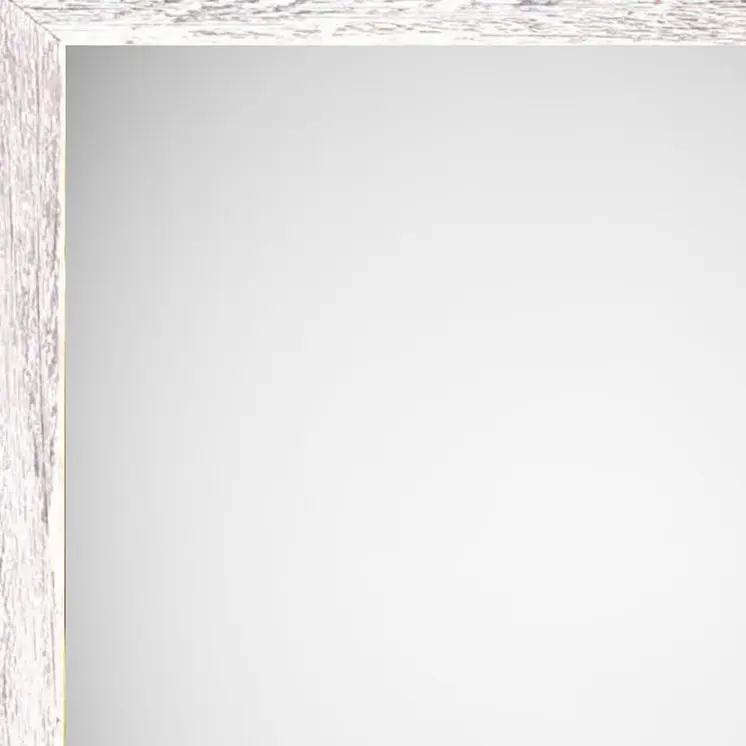 12" x 12" White Solid Wood Tabletop Picture Frame