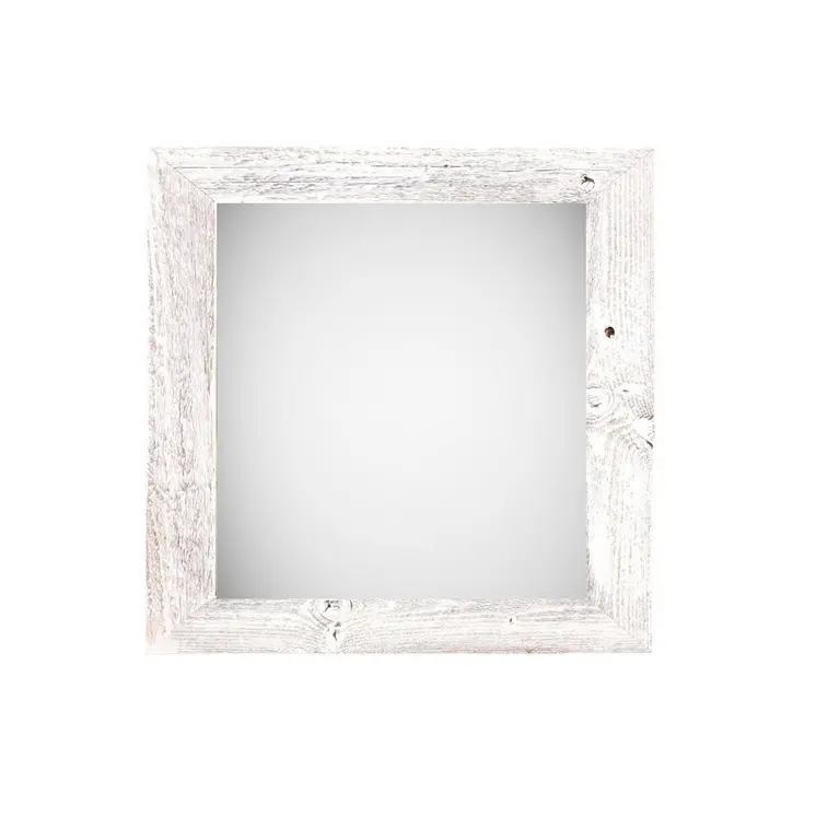 12" x 12" White Solid Wood Tabletop Picture Frame