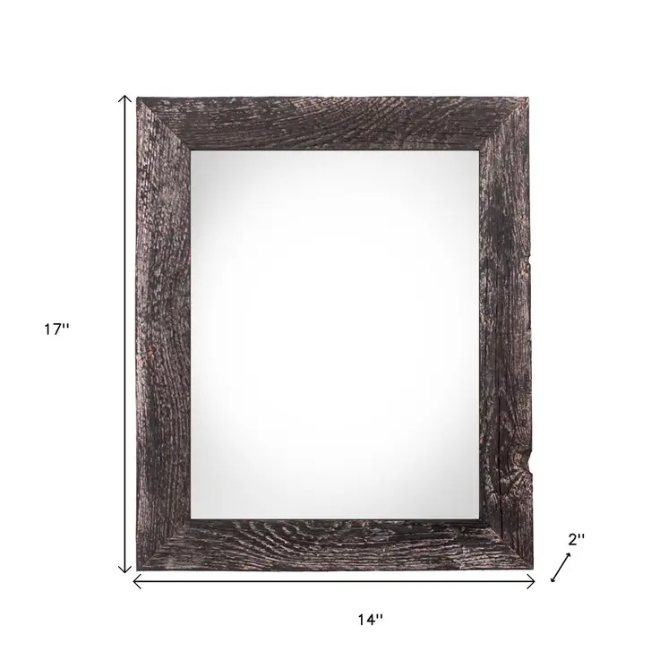 11" x 14" Black Solid Wood Hanging Picture Frame