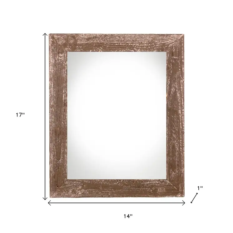 11" x 14" Espresso Solid Wood Hanging Picture Frame