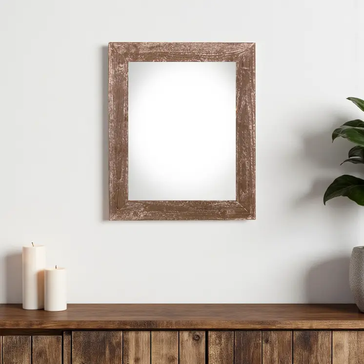 11" x 14" Espresso Solid Wood Hanging Picture Frame