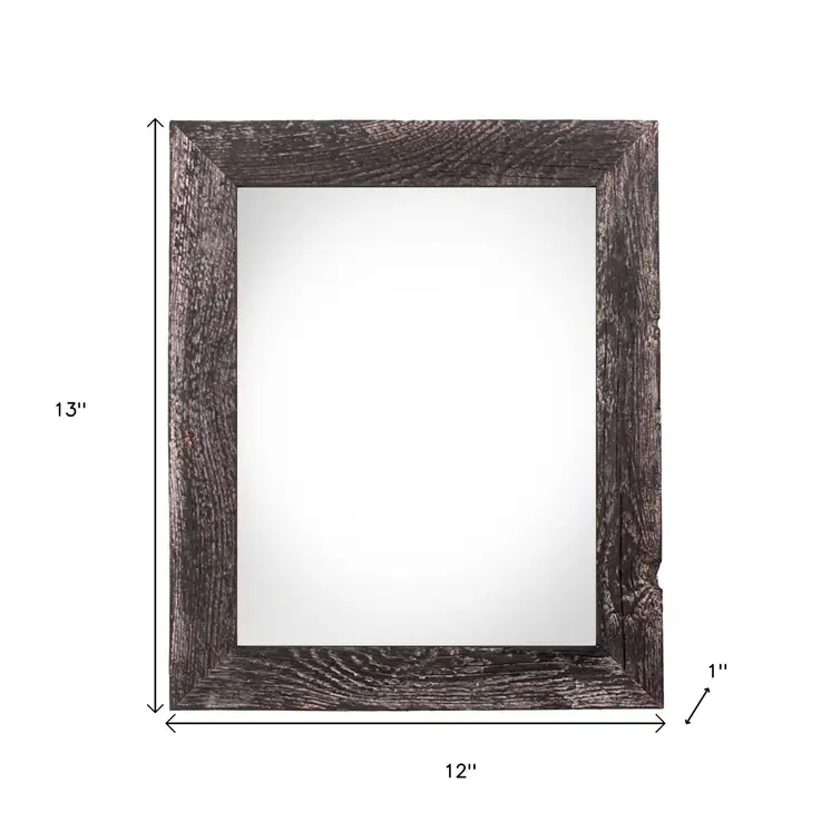 8" x 10" Black Solid Wood Tabletop Picture Frame