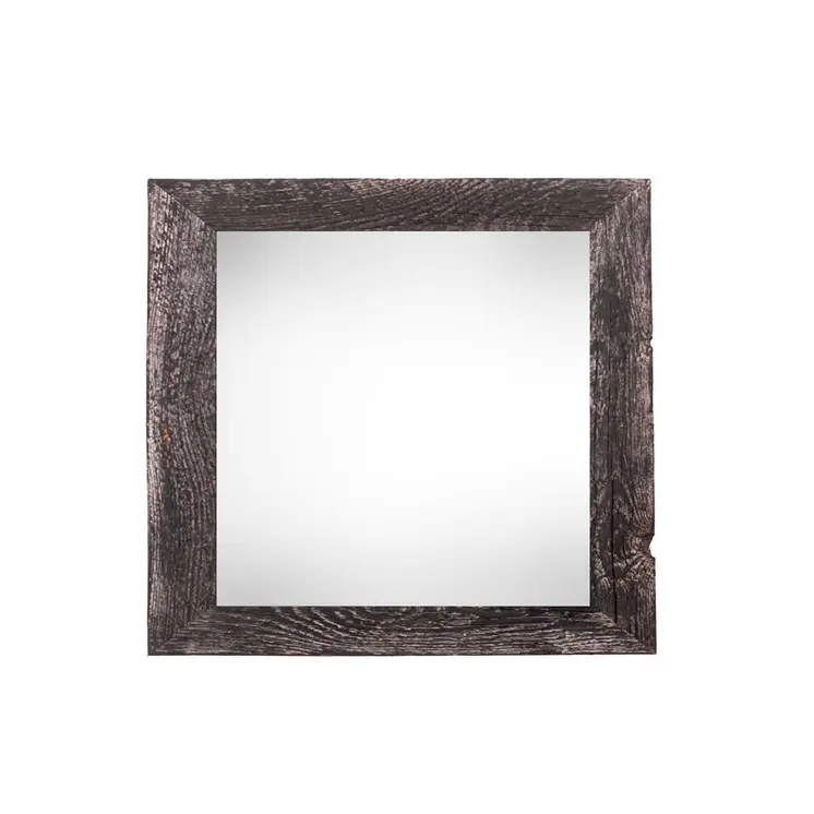 8" x 8" Black Solid Wood Tabletop Picture Frame