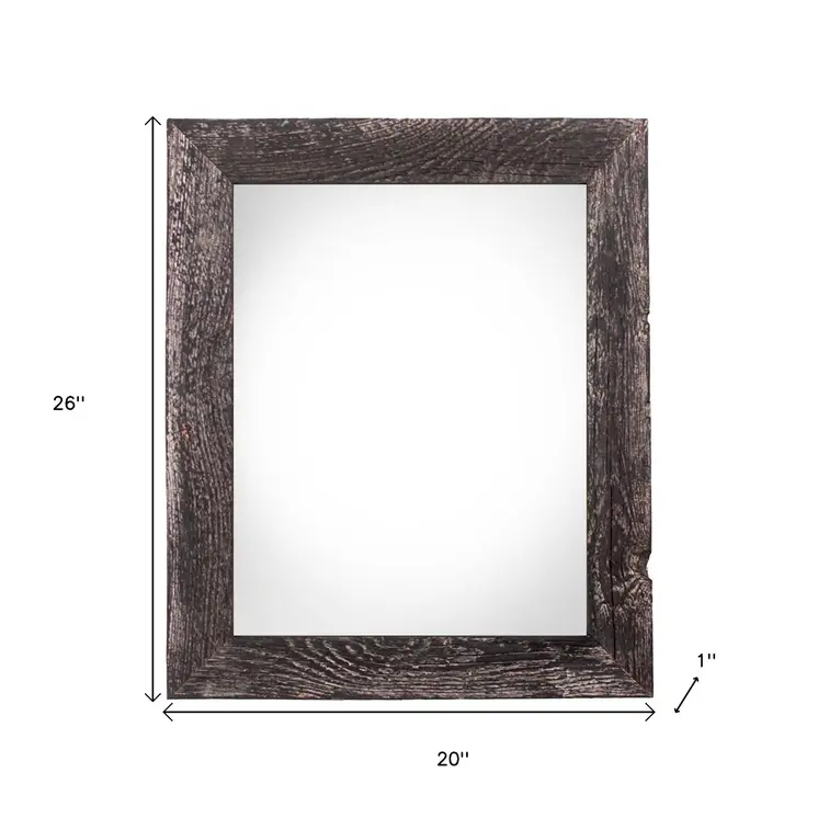 18" x 24" Black Solid Wood Hanging Picture Frame