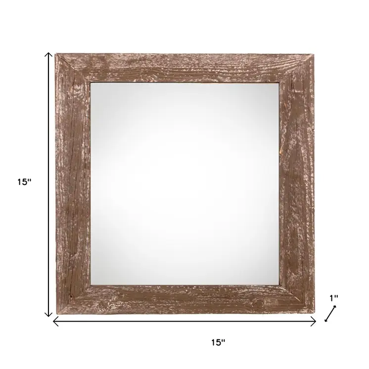 12" x 12" Espresso Solid Wood Tabletop Picture Frame