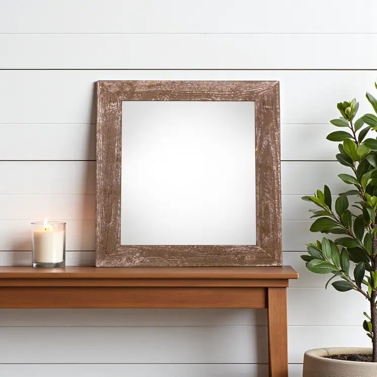 12" x 12" Espresso Solid Wood Tabletop Picture Frame