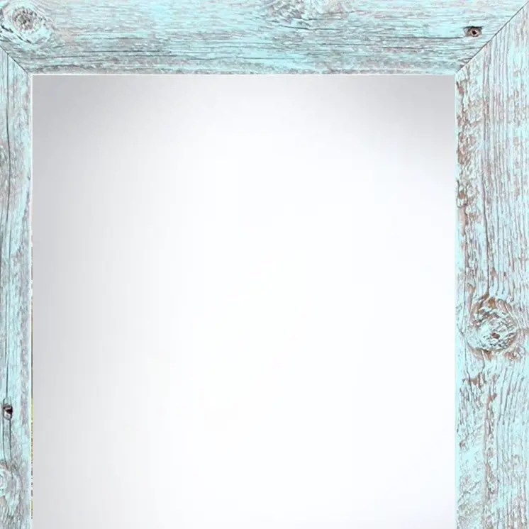 12" x 18" Blue Solid Wood Hanging Picture Frame