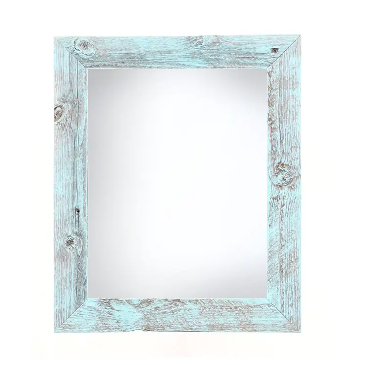 12" x 18" Blue Solid Wood Hanging Picture Frame