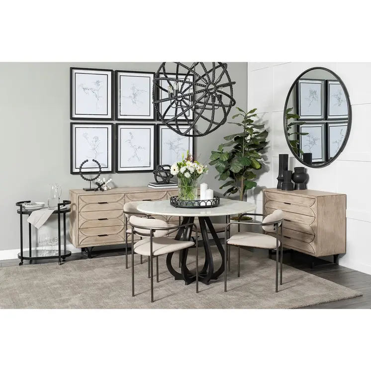 Pedestal Base Dining Table