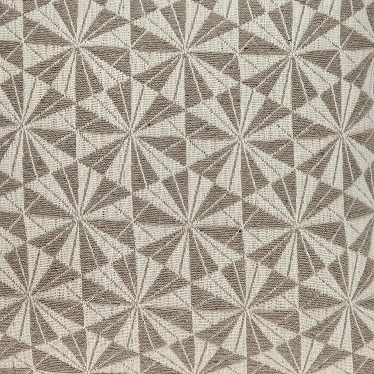 Pale Brown Pinwheels Throw Pillow