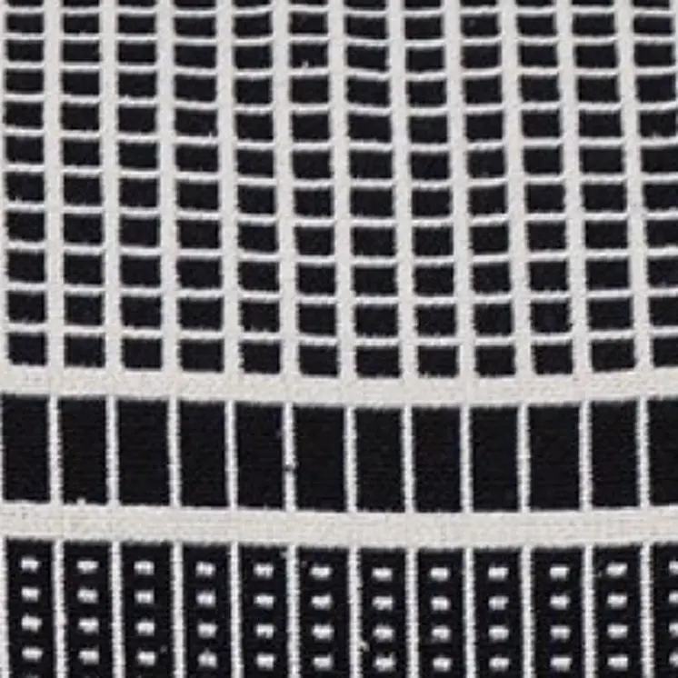 Black And White Abstract Stripes Throw Pillow