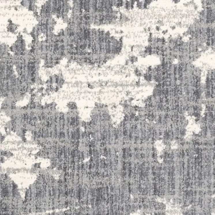 8' X 10' Grey And Ivory Grey Matter Area Rug