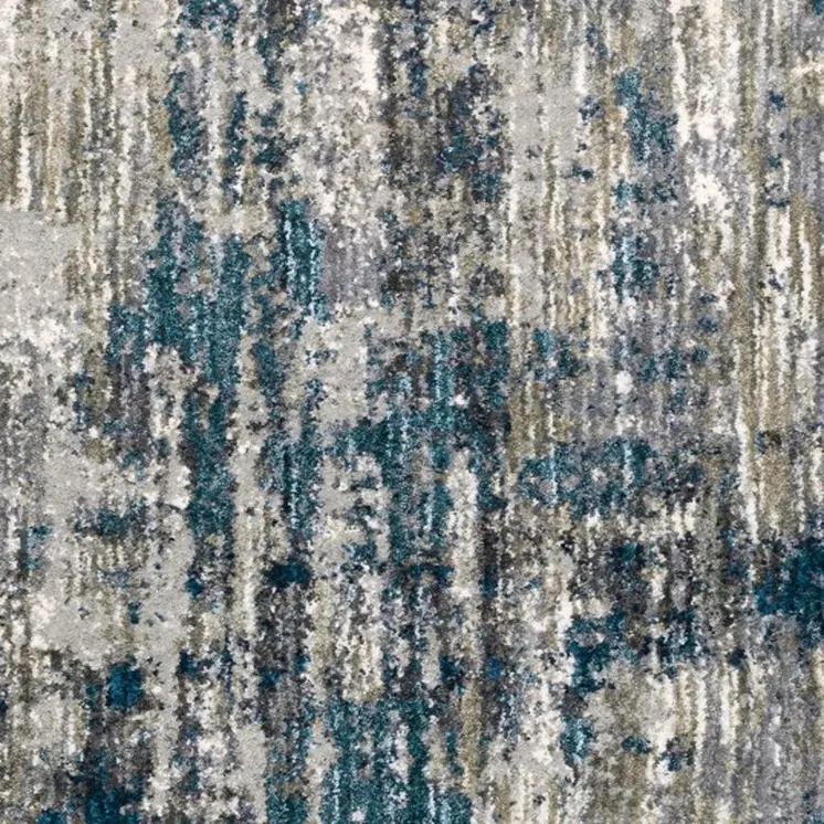 4' X 6' Gray And Blue Gray Skies Area Rug