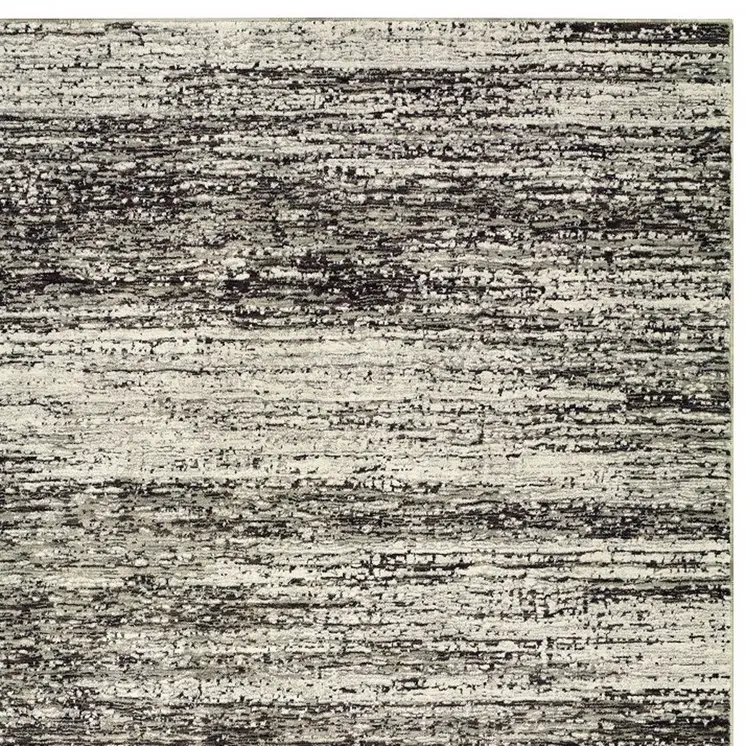 10' X 14' Ash And Slate Abstract Area Rug