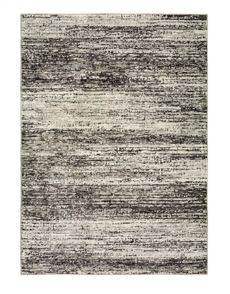 10' X 14' Ash And Slate Abstract Area Rug