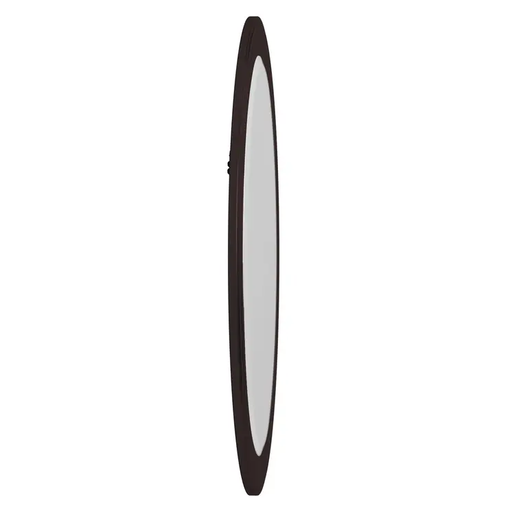 33" Bronze Oval Framed Accent Mirror