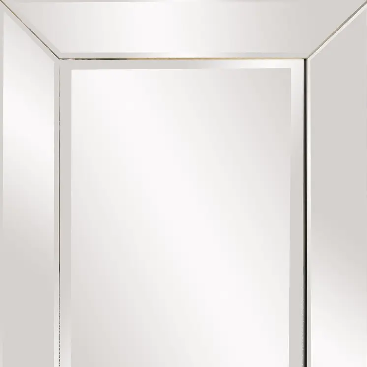 24" Clear Beveled Edge Frame Accent Mirror