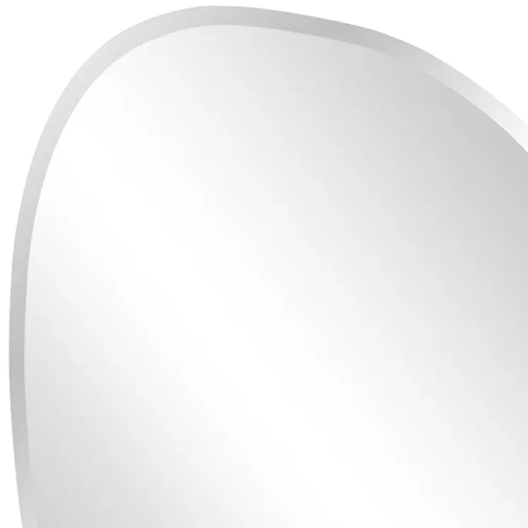 24" Abstract Unframed Accent Mirror