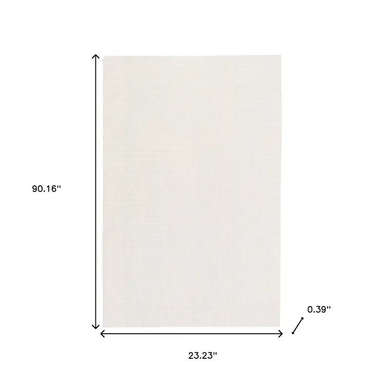 2' x 8' Beige Non Slip Rug Pad
