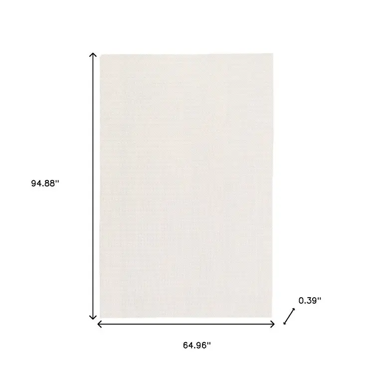 5' x 8' Beige Non Slip Rug Pad