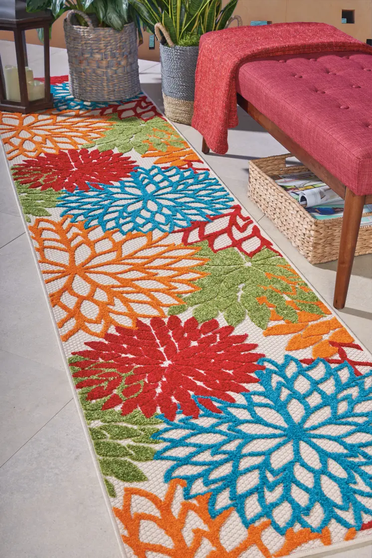 10' Green And Ivory Indoor Outdoor Area Rug