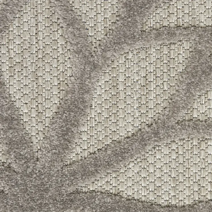 12' Gray Indoor Outdoor Runner Rug