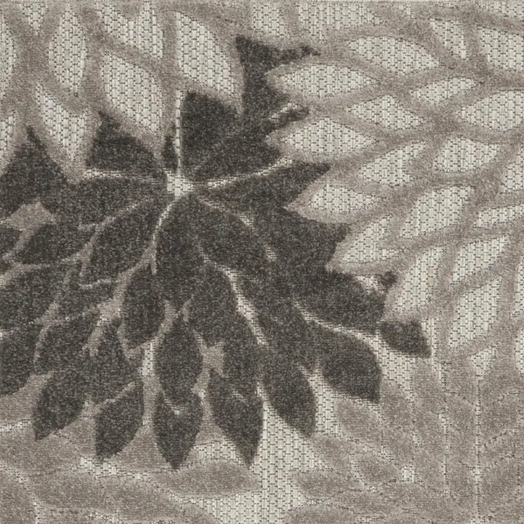 3' X 4' Gray Indoor Outdoor Area Rug