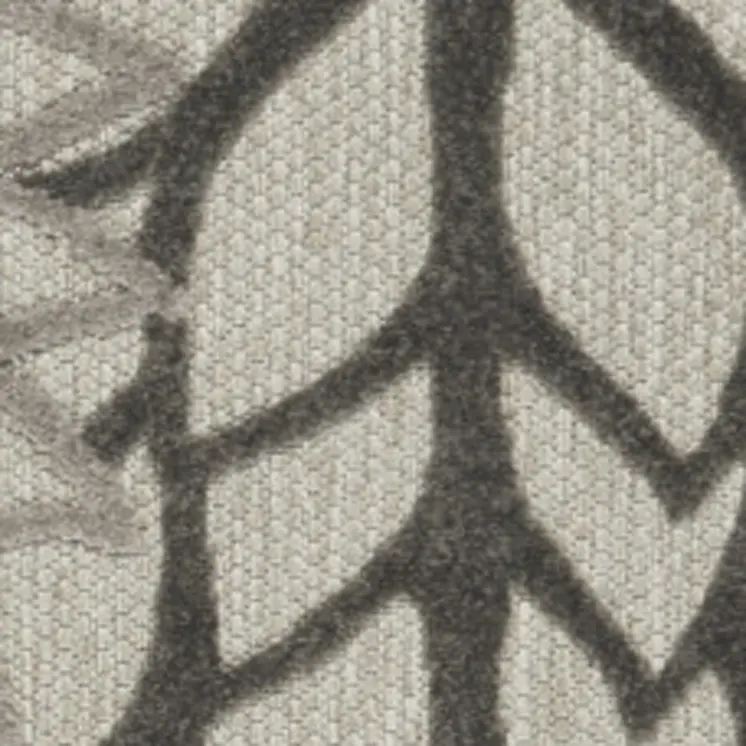4' X 6' Gray Indoor Outdoor Area Rug