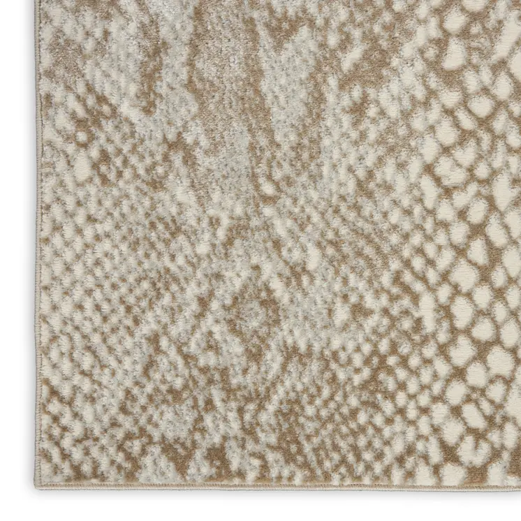 5' Gray Round Indoor Outdoor Area Rug
