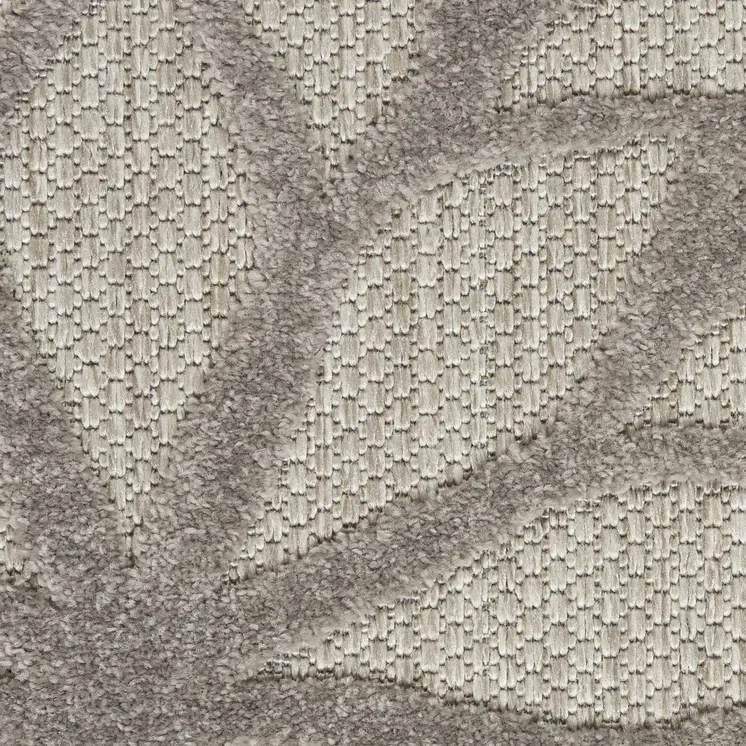 8' X 11' Gray Indoor Outdoor Area Rug