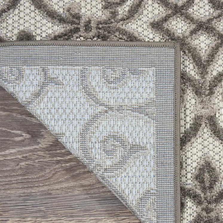 8' Gray Indoor Outdoor Area Rug