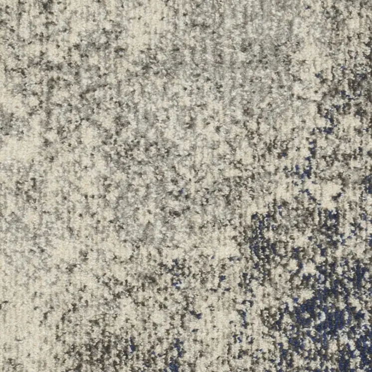 2' X 3' Gray And Ivory Abstract Area Rug
