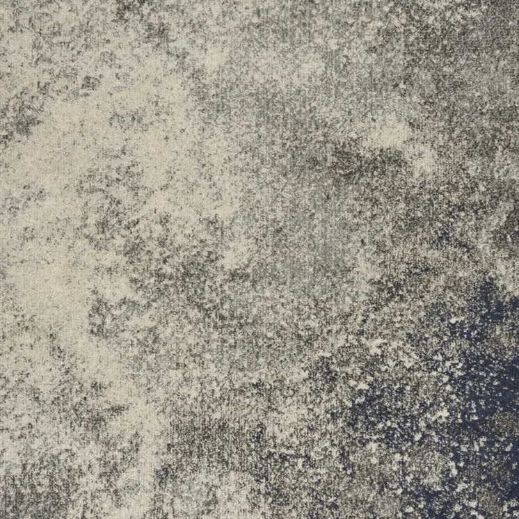 4' X 6' Gray And Ivory Abstract Area Rug