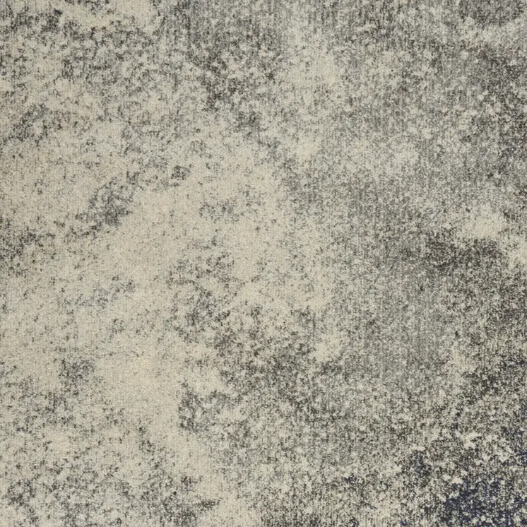 5' X 7' Gray And Ivory Abstract Area Rug